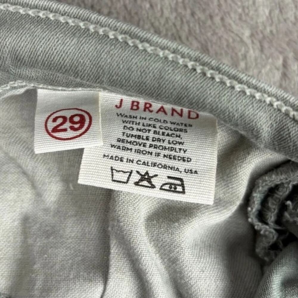J Brand Skinny Jeans Women’s 29 Green Stretch Denim Y2K Preppy Normcore Casual - Picture 10 of 10